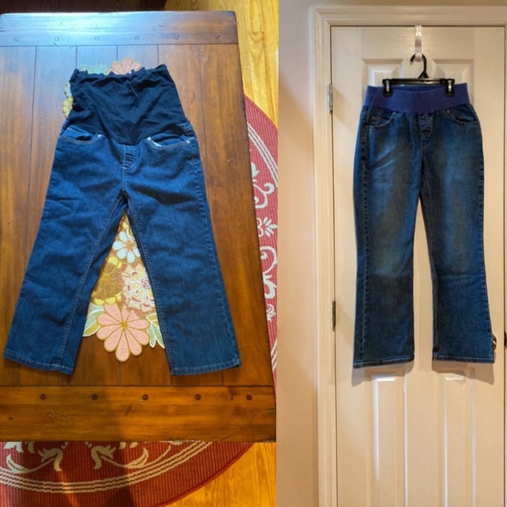 (2) pairs of Maternity Jeans
